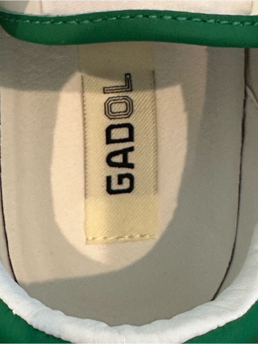 Vintage Havana Gadol Sneakers White Green Size 8.5 New in Box - Picture 7 of 7